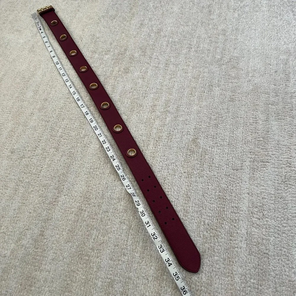 Burberry Leather Grommet Belt 30/75